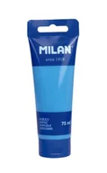 Przybory szkolne - Farba akrylowa w tubce 75ml błękit karaibski MILAN - miniaturka - grafika 1
