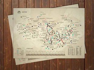 Mapa Zdrapka Szczytów Górskich Tatry - Materiały pomocnicze dla uczniów - miniaturka - grafika 1