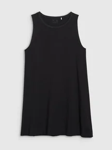 4F Sukienka mini damska - czarna L - Sukienki - miniaturka - grafika 1