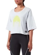 Koszulki i topy damskie - Erreà koszulka damska z krótkimi rękawami, szary, S - miniaturka - grafika 1