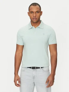Guess Polo M5GP66 J1314 Zielony Regular Fit - Koszulki męskie - miniaturka - grafika 1