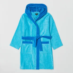 Szlafrok frotte dla dzieci OVS Szlafrok Hb Maui Blue 1812201 116 cm Jasnoniebieski (8056781393390) - Szlafroki dla dzieci - miniaturka - grafika 1