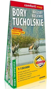 ExpressMap Mapa turystyczna. Bory Tucholskie, Kaszuby, Kociewie, 1:150 000 praca zbiorowa - Atlasy i mapy - miniaturka - grafika 1