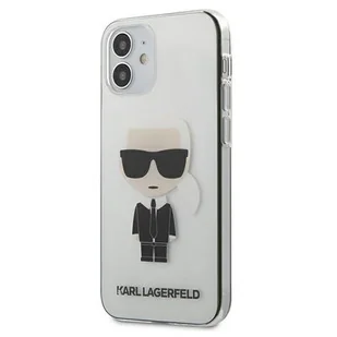 Karl Lagerfeld KLHCP12STRIK iPhone 12 5,4" hardcase Transparent Ikonik - Etui i futerały do telefonów - miniaturka - grafika 1