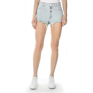 Spodenki damskie Guess niebieskie krótkie szorty jeansowe-W30 - Spodenki damskie - miniaturka - grafika 1