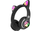 Zabawki kreatywne - Słuchawki bezprzewodowe FREEMOTION B585 LED Czarny - miniaturka - grafika 1