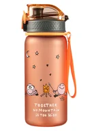 Sztućce dla dzieci - Jack Wolfskin Bidon "Smileyworld" w kolorze pomarańczowym - 500 ml - miniaturka - grafika 1
