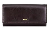 Portfele - OCHNIK SL-125-89 brązowy skórzany portfel damski SL-125-89 - miniaturka - grafika 1