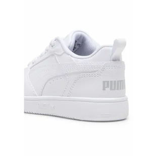 Dziecięce sneakersy Rebound V6 Lo PUMA White Cool Light Gray - Buty dla dziewczynek - miniaturka - grafika 1