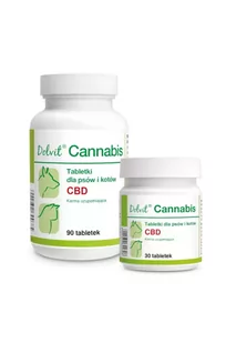 DOLFOS Cannabis 90tabl. - Suplementy i witaminy dla psów - miniaturka - grafika 1