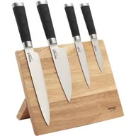 Noże kuchenne - Lamart BLADE Zestaw noży z magnetycznym stojakiem (4 elementy) LT2026 - miniaturka - grafika 1