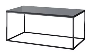 Stolik Helio 99 110X60 Czarny / Szare Szkło - Inne meble do salonu - miniaturka - grafika 1