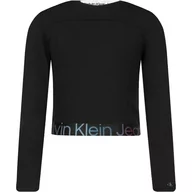 Bluzy dla dziewczynek - CALVIN KLEIN JEANS Bluza | Regular Fit - miniaturka - grafika 1