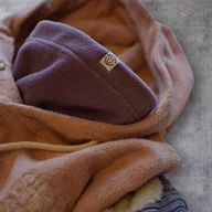 Szaliki i chustki dla dzieci - Fioletowy komin z polaru - miniaturka - grafika 1