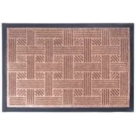 Wycieraczki - Wycieraczka gumowa pod drzwi 60 x 40 cm, brązowa - miniaturka - grafika 1