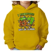 Bluzy dla dziewczynek - BLUZA DZIECIĘCA Z KAPTUREM 67 SIX SEVEN VIRAL 122-128 DLA DZIECKA PREZENT - miniaturka - grafika 1