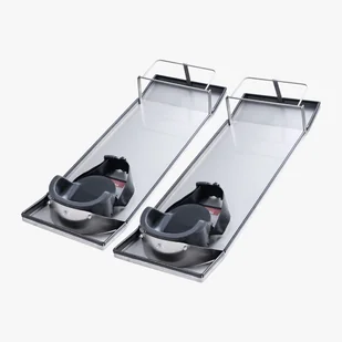 Stalowe Nakolanniki do Betonu z Paskami Mocującymi 747 x 255 mm - Odzież robocza - miniaturka - grafika 1