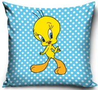 Poszewki na poduszki - Poszewka Na Poduszkę Jasiek Looney Tunes Tweety Zwariowane Melodie 40X40 - miniaturka - grafika 1
