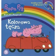 Audiobooki dla dzieci i młodzieży - Media Service Zawada Świnka Peppa Bajeczki z 9 Kolorowa tęcza Praca zbiorowa - miniaturka - grafika 1