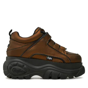 Sneakersy Buffalo 1534159 Brązowy - Sneakersy damskie - miniaturka - grafika 1