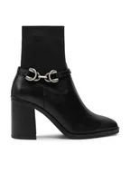 Botki damskie - Aldo Botki Wylaclya 13824572 Czarny - miniaturka - grafika 1