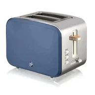 Tostery - Swan TOSTER 2 KROMKI NORDIC NIEBIESKI ST14610BLUN - miniaturka - grafika 1