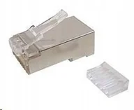 Pozostałe akcesoria sieciowe - Solarix SOLARIX KRJ45/6SH-100 modular wtyk 8p8c CAT6 ułożone FTP linka 100szt. - miniaturka - grafika 1