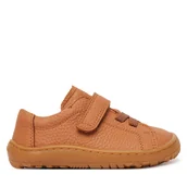 Buty dla chłopców - Półbuty Froddo Barefoot Elastic G3130285-1 M Brązowy - miniaturka - grafika 1