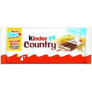 Czekolada - Kinder Country KINDER COUNTRY CZEKOLADA MLECZNA Z NADZIENIEM MLECZNYM I ZBOŻAMI 94 G 4 BATONY) zakupy dla domu i biura! 77121034 - miniaturka - grafika 1