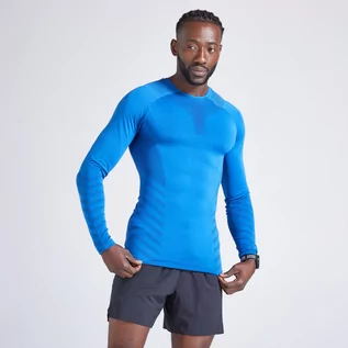 Bielizna sportowa męska - Koszulka do biegania z długim rękawem męska Kiprun Skincare - grafika 1