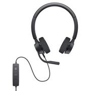 Słuchawki - Dell Pro Stereo Headset WH3022 (520-AATL) czarne - miniaturka - grafika 1