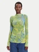 Swetry damskie - Desigual Golf Calgary 25WWJF37 Zielony Regular Fit - miniaturka - grafika 1