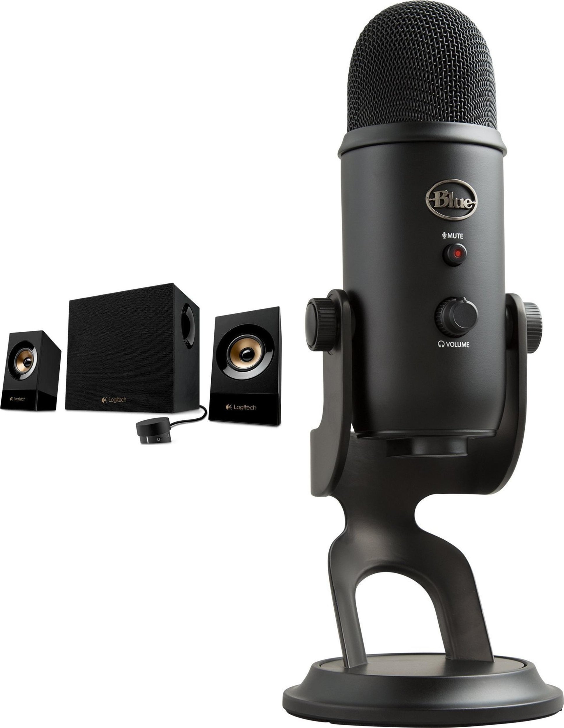 Głośniki komputerowe Logitech Z533 980-001054 + Yeti USB Blackout 988-000229