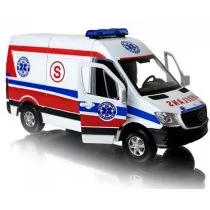 Dromader AUTO POGOTOWIE MET 15X7X7 MERCED SPRINT VAN WB 42926-uniw - Samochody i pojazdy dla dzieci - miniaturka - grafika 1