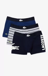 Bokserki męskie iconic 5H1803 3-pack, Kolor szaro-granatowy, Rozmiar S, Lacoste - Intymna - Majtki męskie - miniaturka - grafika 1