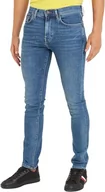Spodenki męskie - Tommy Hilfiger Męskie spodnie jeansowe Slim Bleecker Pstr Creek Blue, Creek Blue, 33W / 34L - miniaturka - grafika 1