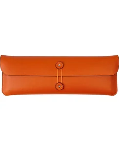 Keychron K7 65 Travel Pouch, bag orange, made of leather - Klawiatury - miniaturka - grafika 1