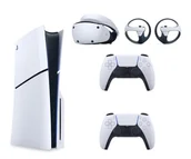 Konsole Playstation - Sony PlayStation 5 Slim + DualSense White + PlayStation VR2 - miniaturka - grafika 1
