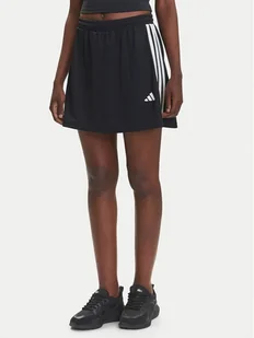 adidas Spódnica dresowa Stadium 3-Stripes Tennis Inspired Jacquard JL7171 Czarny Regular Fit - Spódnice - miniaturka - grafika 1