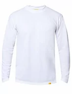 Koszulki męskie - iQ-UV iQ-UV męska koszulka z długim rękawem Iq-UV 50+ ochrona przed słońcem z okrągłym dekoltem, krój regularny T-shirt z długim rękawem biały 3XL 5491004100-583XL - miniaturka - grafika 1