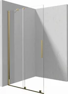 Ścianki i drzwi prysznicowe - Deante Ścianka prysznicowa walk-in 140 cm - przesuwna Prizma KTJ_Z34R - miniaturka - grafika 1