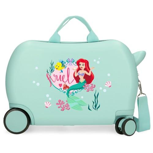 Joumma Disney Princess Celebration walizka dziecięca niebieska 45x31x20 cm sztywny ABS 24,6 l 1,8 kg 4 koła bagaż podręczny, Niebieski, walizka dziecięca