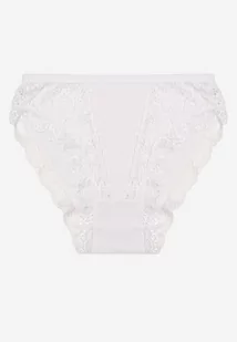 Białe Koronkowe Majtki Figi Hassella - Majtki damskie - miniaturka - grafika 1
