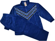 Dresy damskie - DRES v WELUROWY CHABER XXXL 52 54 56 3xl niebieski polski producent - miniaturka - grafika 1