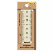 Zakładki do książek - Nakabayashi Zakładka magnetyczna do książek 15cm kość słoniowa - miniaturka - grafika 1