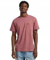 Koszulki męskie - T-shirt Lee RELAXED POCKET TEE 112364543 Henna M - miniaturka - grafika 1