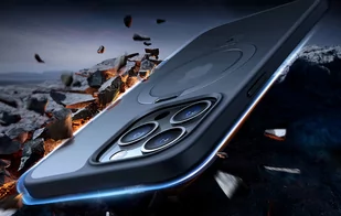 Etui Torras UPRO Ostand Matte do iPhone 15 Pro (czarne) - Etui i futerały do telefonów - miniaturka - grafika 4