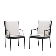 Fotele i krzesła ogrodowe - Naterial Krzesło ogrodowe Victoria 2 szt. aluminiowy - miniaturka - grafika 1