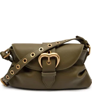 Pinko Skórzana torebka na ramię JOLENE MINI - Torebki damskie - miniaturka - grafika 1