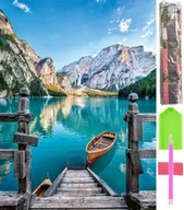 Zabawki kreatywne - HAFT DIAMENTOWY DUŻY 5D Zestaw Obraz MOZAIKA D42 - miniaturka - grafika 1